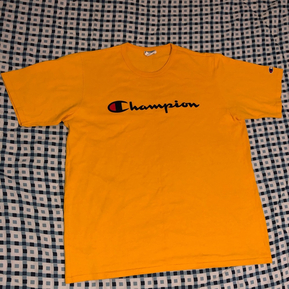 Yellow Champion T Shirt